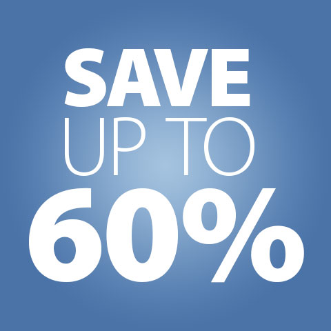 Save up to 60%