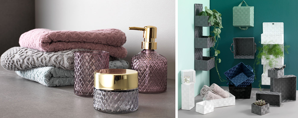 Get ideas on how to furnish a small bathroom Storage tips for a small bathrooom