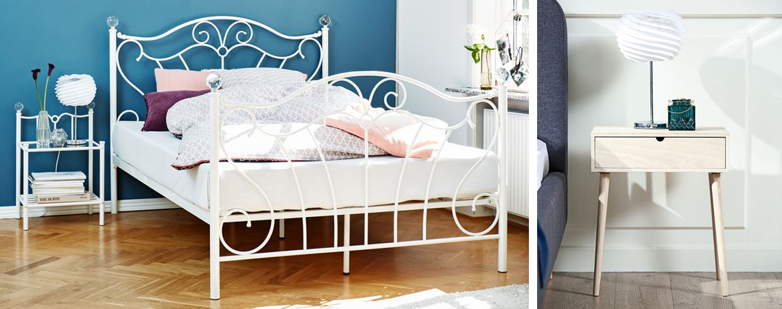 Choose a quirky bedside table with JYSK beside table designs and ideas