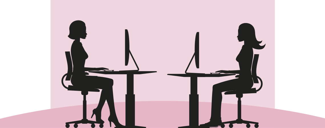 Get a correct sitting posture at your desk how to sit at a computer and desk