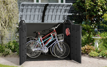 All you need in a garden storage shed 