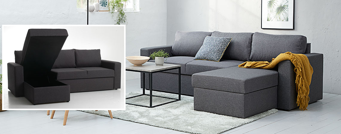 Sofa beds with storage