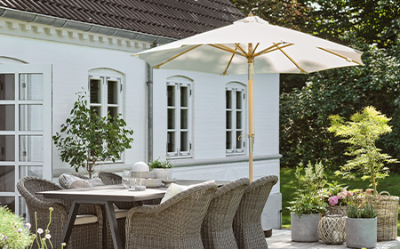 Guide: Find the right garden parasol for you