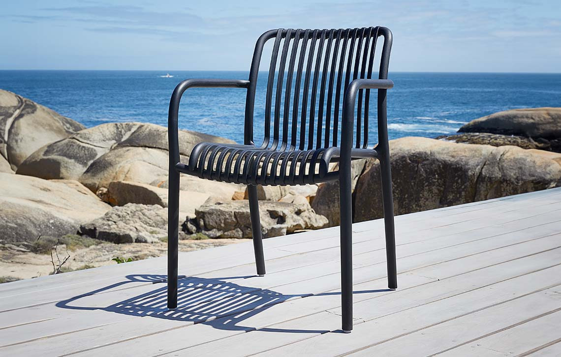 NABBEN plastic garden chair Plastic garden chair in modern minimalist look