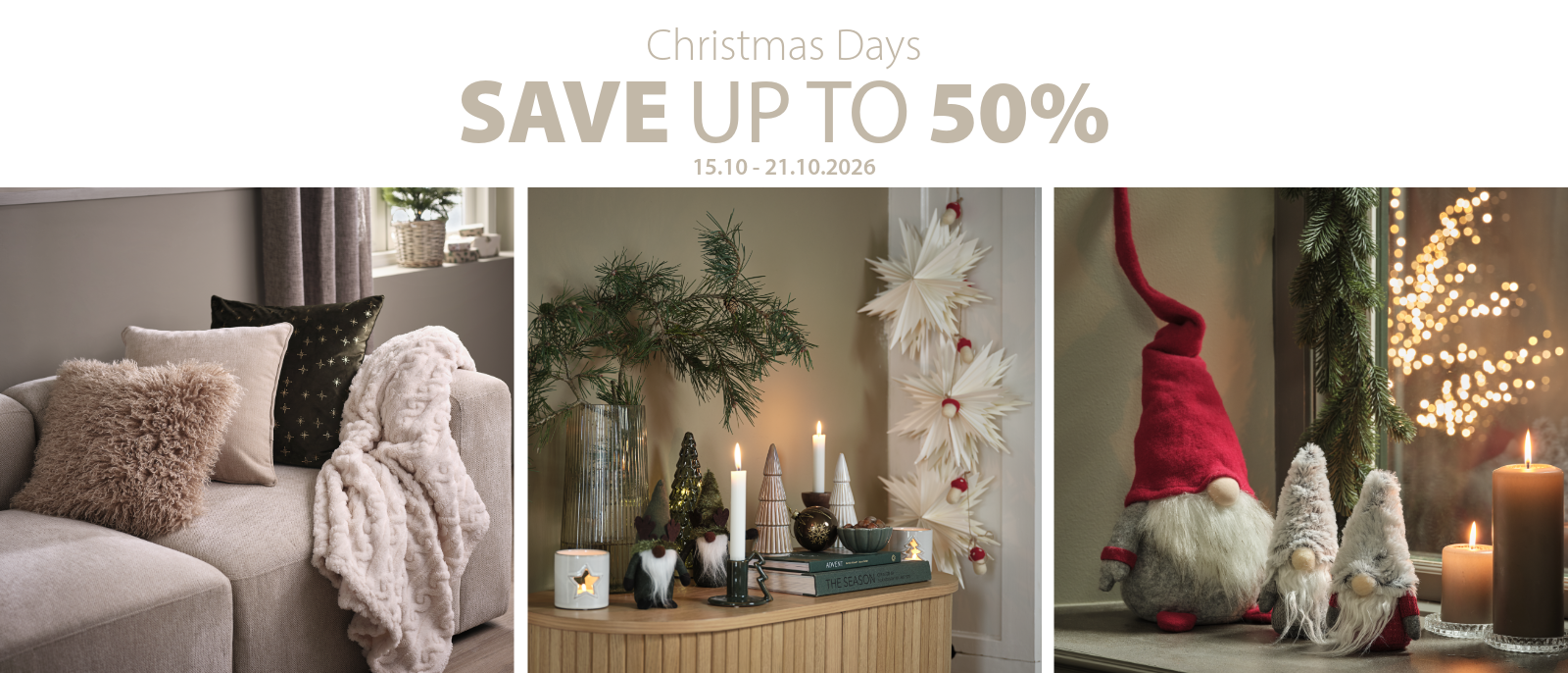 Christmas Days | Save Up to 50%