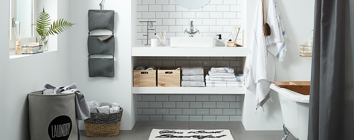 Pretty and practical bathroom