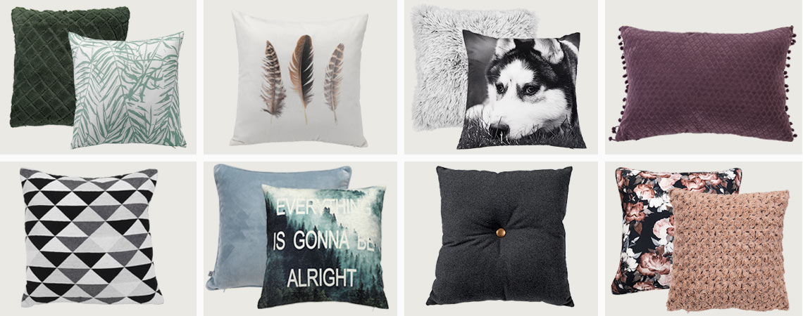 Bright and colourful cushions available from JYSK