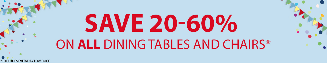 Celebrate Scandinavia save on dining furniture JYSK