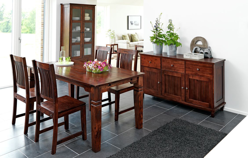 Dark wooden antique furniture from JYSK Dark wooden antique furniture from JYSK