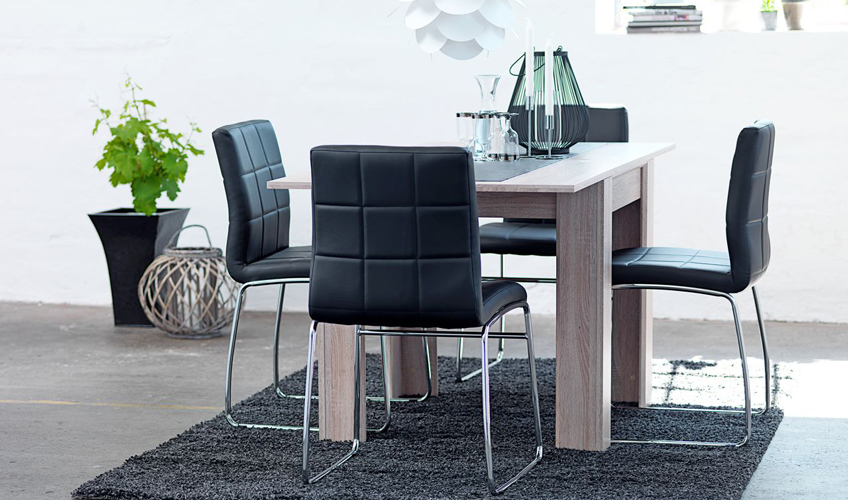 Masculine styled dining table and chairs from JYSK Masculine styled dining table and chairs from JYSK