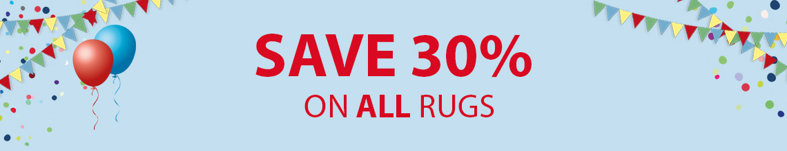 All rugs are 30% off at JYSK celebrate scandinavia