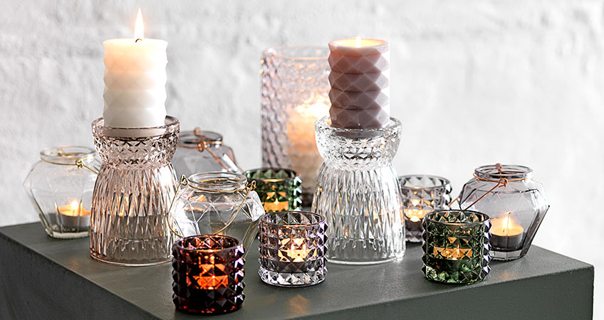 Candlesticks and tealight holders from JYSK Candlesticks and tealight holders from JYSK