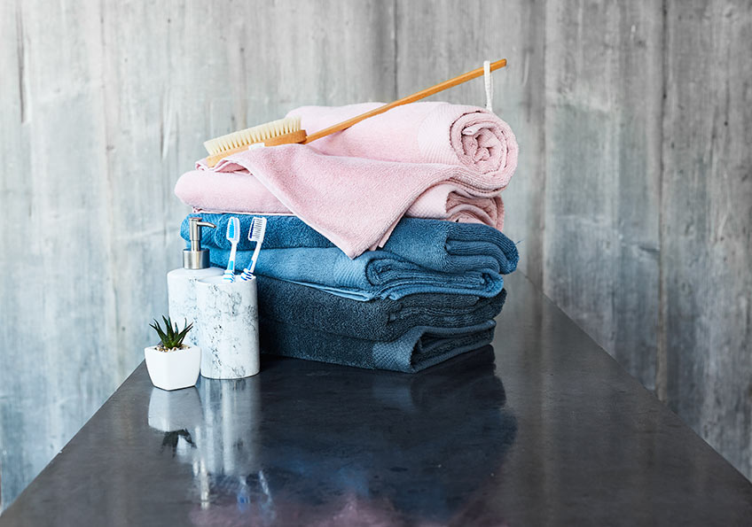 JYSK has lots of towels in different sizes and colours JYSK has lots of towels in different sizes and colours