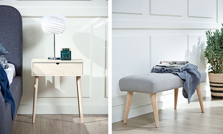 Scandinavian bedroom furniture from JYSK Scandinavian bedroom furniture from JYSK